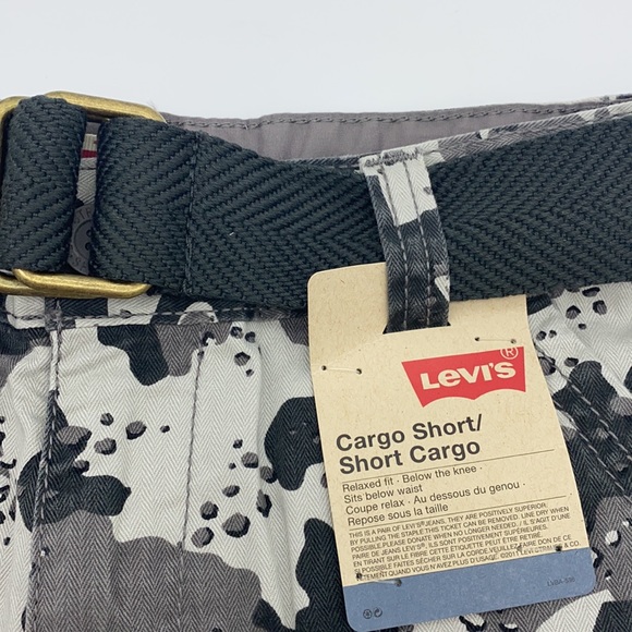 NWT Levi's Belted Cargo Shorts Boys Various Sizes - Picture 4 of 8